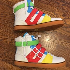 Radii men’s sneakers size 10 strapped multi color